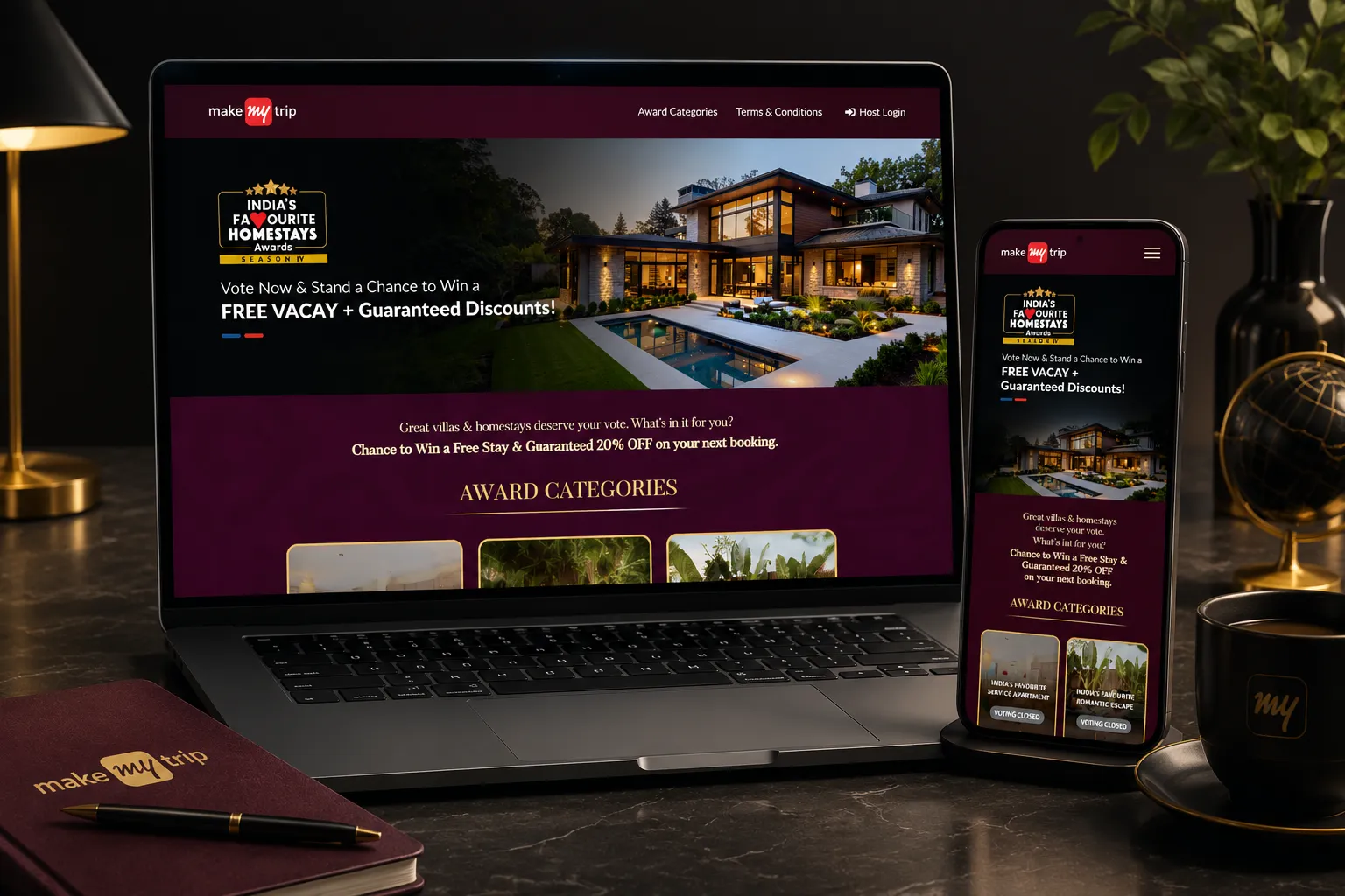 MakeMyTrip Homestay Awards